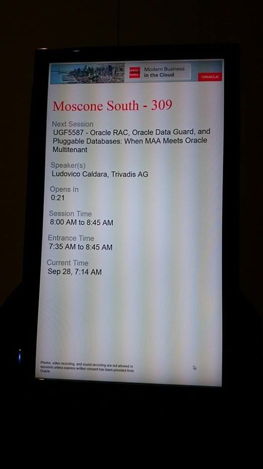MAA+MT session at OOW14